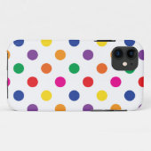Farbenfrohe Polka Dots Case-Mate iPhone Hülle (Rückseite (Horizontal))
