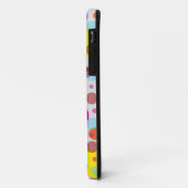 Farbenfrohe Polka Dots Case-Mate iPhone Hülle (Hinten/Links)