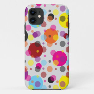 Farbenfrohe Polka Dots Case-Mate iPhone Hülle