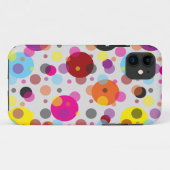 Farbenfrohe Polka Dots Case-Mate iPhone Hülle (Rückseite (Horizontal))