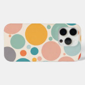Farbenfrohe Polka Dots Case-Mate iPhone Hülle (Rückseite (Horizontal))