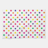 Farbenfrohe Polka Dots Küchentücher (Horizontal)
