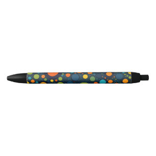 Farbenfrohe Polka Dots Kugelschreiber