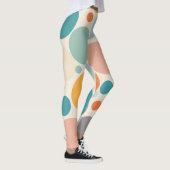 Farbenfrohe Polka Dots Leggings (Rechts)