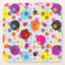 Farbenfrohe Polka Dots