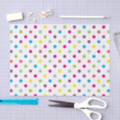 Farbenfrohe Polka Dots Seidenpapier (Handwerk)