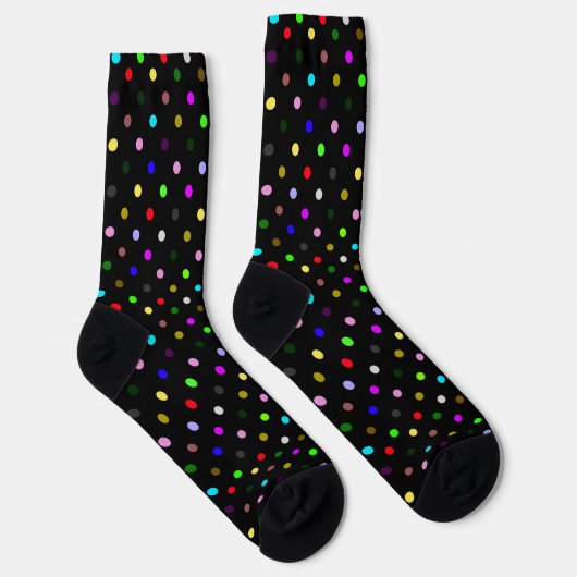 Farbenfrohe Polka Dots Socken (Rechts)