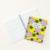 Farbenfrohe Polka Dots Spiral Notebook Notizblock (Innenseite)
