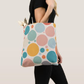 Farbenfrohe Polka Dots Tasche (Von Nahem)