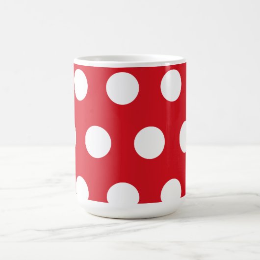 Farbenfrohe Polka Dots Tasse (Mittel)