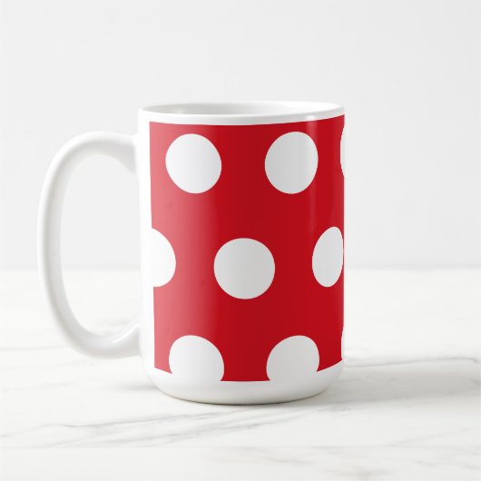 Farbenfrohe Polka Dots Tasse (Links)