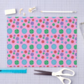 Farbenfrohe Polka Dots Tissue Seidenpapier (Handwerk)