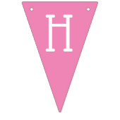 Farbenfrohe Polka Dots Wimpelkette (Zweite Fahne)