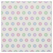 Farbenfrohe Polka-Punkte in zerdrückten Pastellfar Stoff (Muster)
