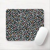 Farbenfrohe Polka-Punkte Pastellmuster Mousepad (Mit Mouse)