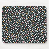 Farbenfrohe Polka-Punkte Pastellmuster Mousepad (Vorne)