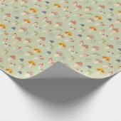 Farbenfrohe Polster-Muster Geschenkpapier (Ecke)