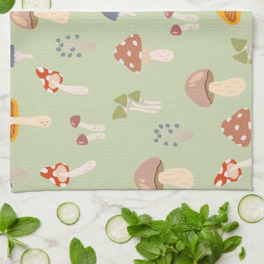 Farbenfrohe Polster-Muster Geschirrtuch (Gefaltet)