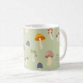 Farbenfrohe Polster-Muster Kaffeetasse (VorderseiteRechts)