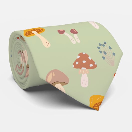 Farbenfrohe Polster-Muster Krawatte (Gerollt)