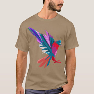 Farbenfrohe Polygontaube Whisperer Bird Animal Gif T-Shirt