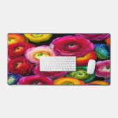 Farbenfrohe Ponies - Schreibtischmatte (Tastatur & Maus)
