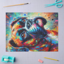 Farbenfrohe Pop Art Boxer Dog Entdeckungsreise