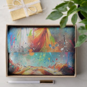 Farbenfrohe Pop Art Boxer Dog Entdeckungsreise Seidenpapier (Geschenk)