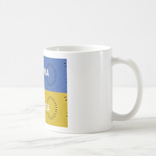 Farbenfrohe Pop Art Collage & "Hakuna Matata" Nach Kaffeetasse (Rechts)