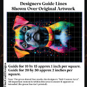 Farbenfrohe Pop Art Kurzer Hund CS6 Decoupage Seidenpapier