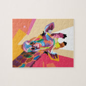 Farbenfrohe Pop Kunst, Dichtung und Musik Puzzle (Horizontal)