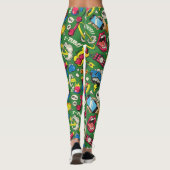 Farbenfrohe Pop Kunst, Kultur Leggings (Rückseite)