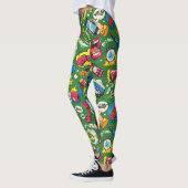 Farbenfrohe Pop Kunst, Kultur Leggings (Links)