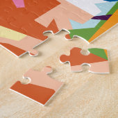 Farbenfrohe Pop Puzzle (Seite)