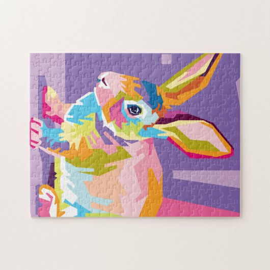 Farbenfrohe Pop Puzzle (Horizontal)