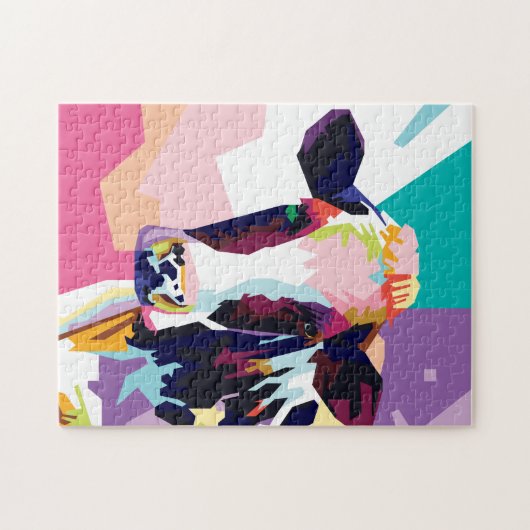 Farbenfrohe Pop Puzzle (Horizontal)