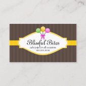 Farbenfrohe Pop Visitenkarte (Vorderseite)