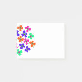 Farbenfrohe Poppies Post-it Klebezettel (Vorderseite)