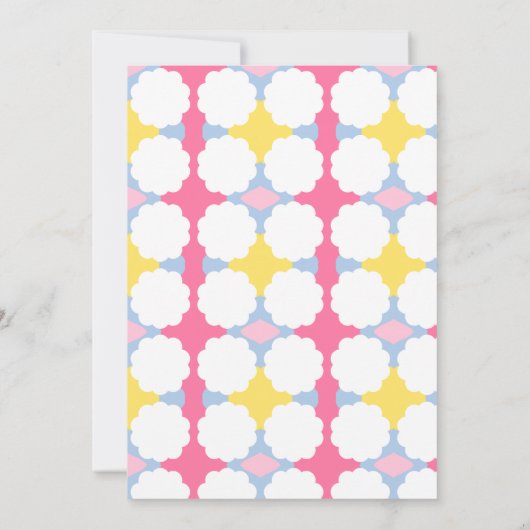 Farbenfrohe Popsicle Ready to Pop Baby Dusche Einladung (Rückseite)