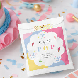 Farbenfrohe Popsicle Ready to Pop Baby Dusche Geschenktütchen
