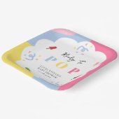 Farbenfrohe Popsicle Ready to Pop Baby Dusche Pappteller (Gewinkelt)