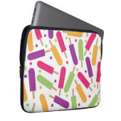 Farbenfrohe Popsicles Sommermuster Laptopschutzhülle (Vorne Rechts)