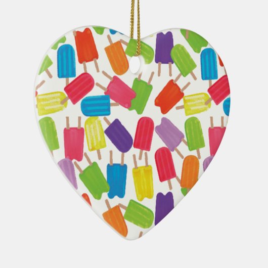 Farbenfrohe Popsikel! Keramik Ornament (Rechts)