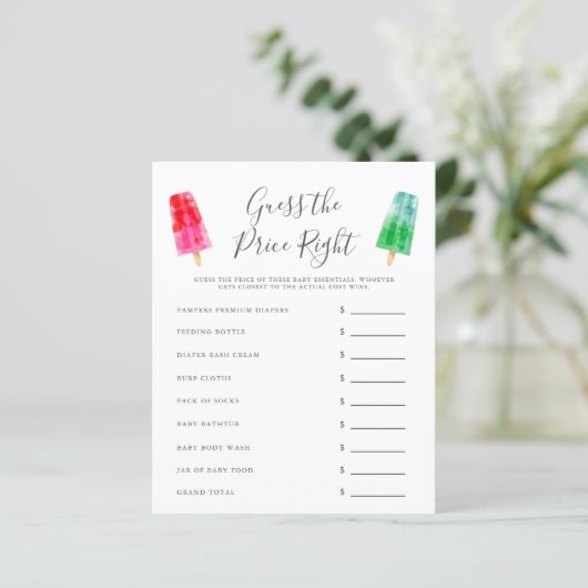 Farbenfrohe Popsikel schätzen das preisgerechte Sp (Stehend Vorderseite)