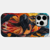 Farbenfrohe Portraid Case-Mate iPhone Hülle (Rückseite (Horizontal))