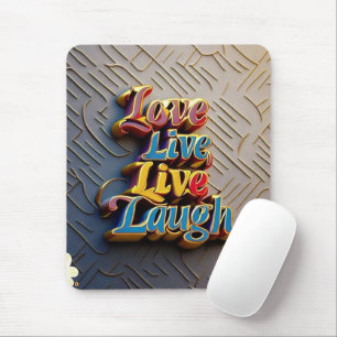"Farbenfrohe, positive Energiedesigns" Mousepad