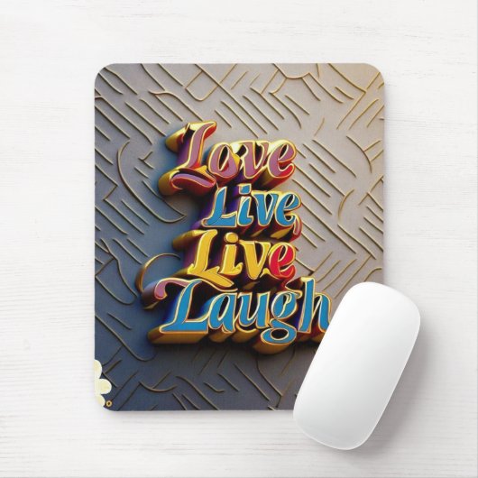 "Farbenfrohe, positive Energiedesigns" Mousepad (Mit Mouse)