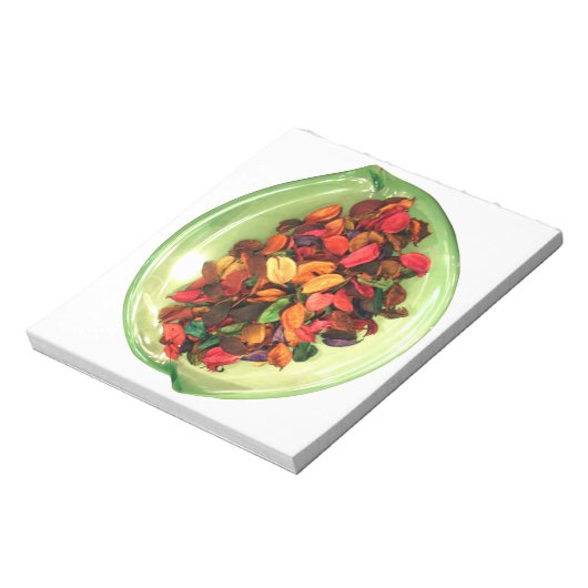 Farbenfrohe Potpourri: Ein sanftes Display Notizblock (Rotiert)