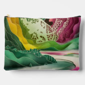 Farbenfrohe Pouch Travel Bag Zubehörtasche (Vorderseite)