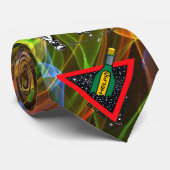 Farbenfrohe Power Krawatte (Gerollt)